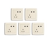 ABB德韵系列五孔插座AS205*5评测 精致设计，安全便捷的家居选择